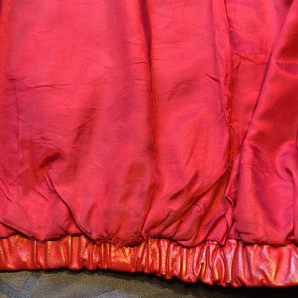 🚨Vintage 1980’s Red Leather Jacket🚨 - Picture 6 of 8
